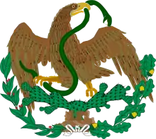 Coat of arms of Mexico (1823–1864, 1867–1893)