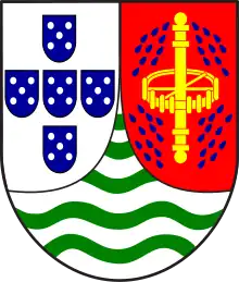 Lesser coat of arms between May 8, 1935, and July 12, 1975.