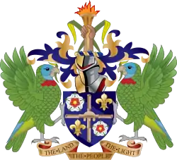 Coat of arms of Saint Lucia