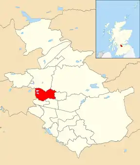 Location of the ward