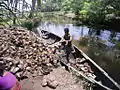 Coir worker