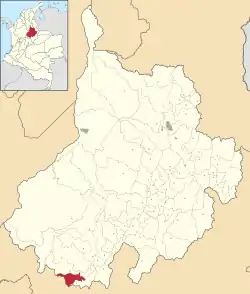 Location of the municipality and town of Florián in the Santander  Department of Colombia.