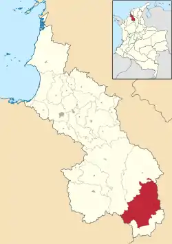 Location of the municipality and town of Majagual in the Sucre Department of Colombia.