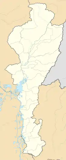 VUP is located in Cesar Department