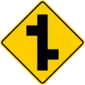 SP-19 Staggered crossroads, starting with the right