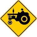 SP-45 Beware of tractors and other agricultural vehicles