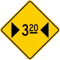 SP-51 Maximum width...m