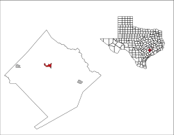 Location of Columbus, Texas