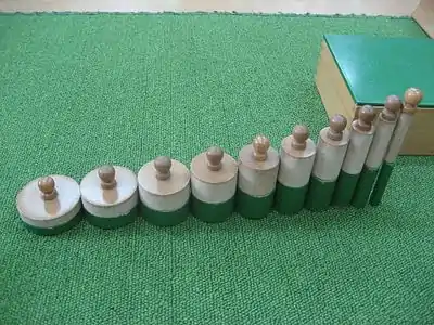 Here, the knobless cylinders are used with the cylinders from the cylinder block.
