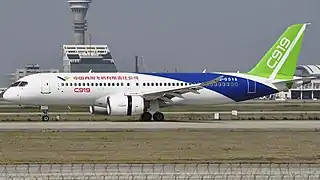 The LEAP-1C is the exclusive engine option for the Chinese Comac C919.