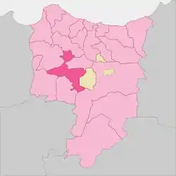 Location of Iferni in Driouch Province