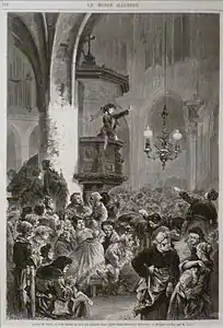 During the Paris Commune in 1871, the church became a socialist women's club