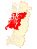 Location of the Commune of Aysén in Aysén del General Carlos Ibáñez del Campo Region
