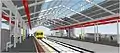 Artist's impression of the new station