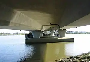 Underneath the No. 2 Road Bridge in Richmond, British Columbia, Canada