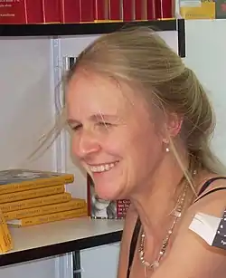 Funke at a 2008 book fair