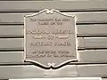 NRHP plaque affixed to house