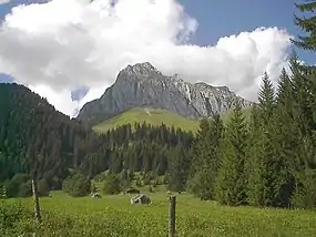 Cornettes de Bise at 2,432&nbsp;m (7,979&nbsp;ft)