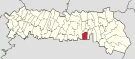 Location in Ialomița County