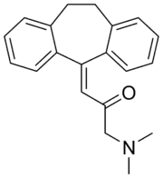 Skeletal formula of cotriptyline