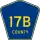 County Road 17B marker