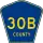 County Road 30B marker