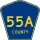 County Road 55A marker