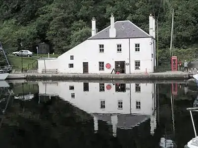 Lock House on the Crinan Canal