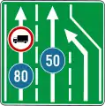 End of third lane