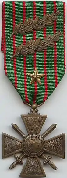 Croix de guerre 1914-1918