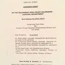 court decree