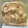 Sculpture of Cupid and Psyche, Found in excavations on the Old Cinema Grand Electric site in Hungate Lincoln in 1985
