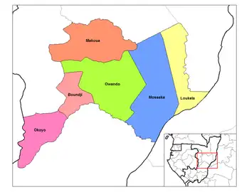 Boundji District in the region