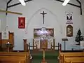 The church's altar