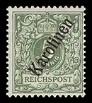 Germany, 1900: Overprinted for use in Caroline Islands.