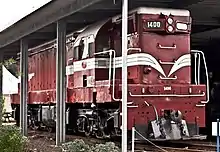 Preserved DA 1400 at Auckland's Museum of Transport & Technology.