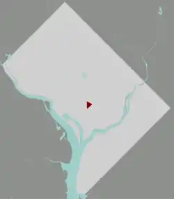 Map of Washington, DC with Swampoodle