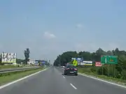 Intersection with DW 721 under Nadarzyn