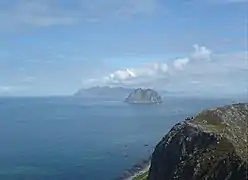 Mosken with Værøy in the background