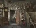 Inside a Welsh farmhouse