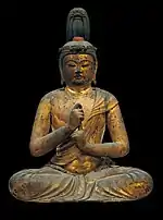 Dainichi Nyorai, attributed to Unkei set a record of auction of Japanese art works at Christie's. 1193. Important Cultural Property