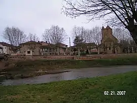 A general view of Daumazan-sur-Arize
