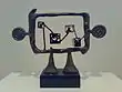 David Smith, title unknown, c. 1940s; steel sculpture, painted