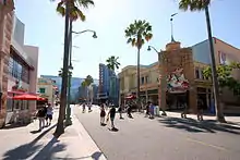Hollywood Boulevard, the main street of the land, as it appeared in 2010