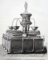 Perfume fountain for the Dutch contribution to the Centennial Exposition in 1876