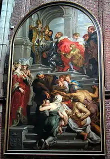 The conversion of Saint Bavo, Peter Paul Rubens, St Baafs, Ghent.