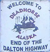 Sign at General Store, Deadhorse, Alaska (January 2008)