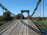 Deck and western arch