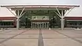 Service plaza on a toll road: Biden Welcome Center on the Delaware Turnpike in Christiana.