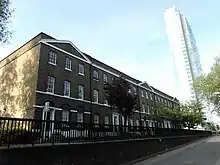 The Terrace (built to house senior officers of the yard).